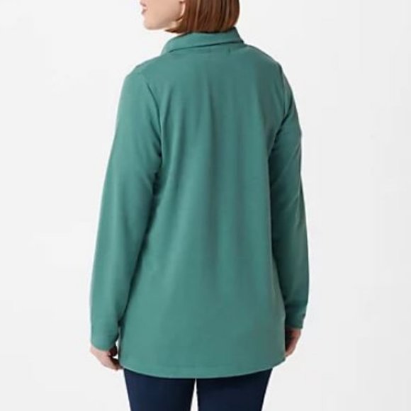 Cuddl Duds Lightweight Comfort Blazer with Patch Pockets  8848 - Picture 2 of 3